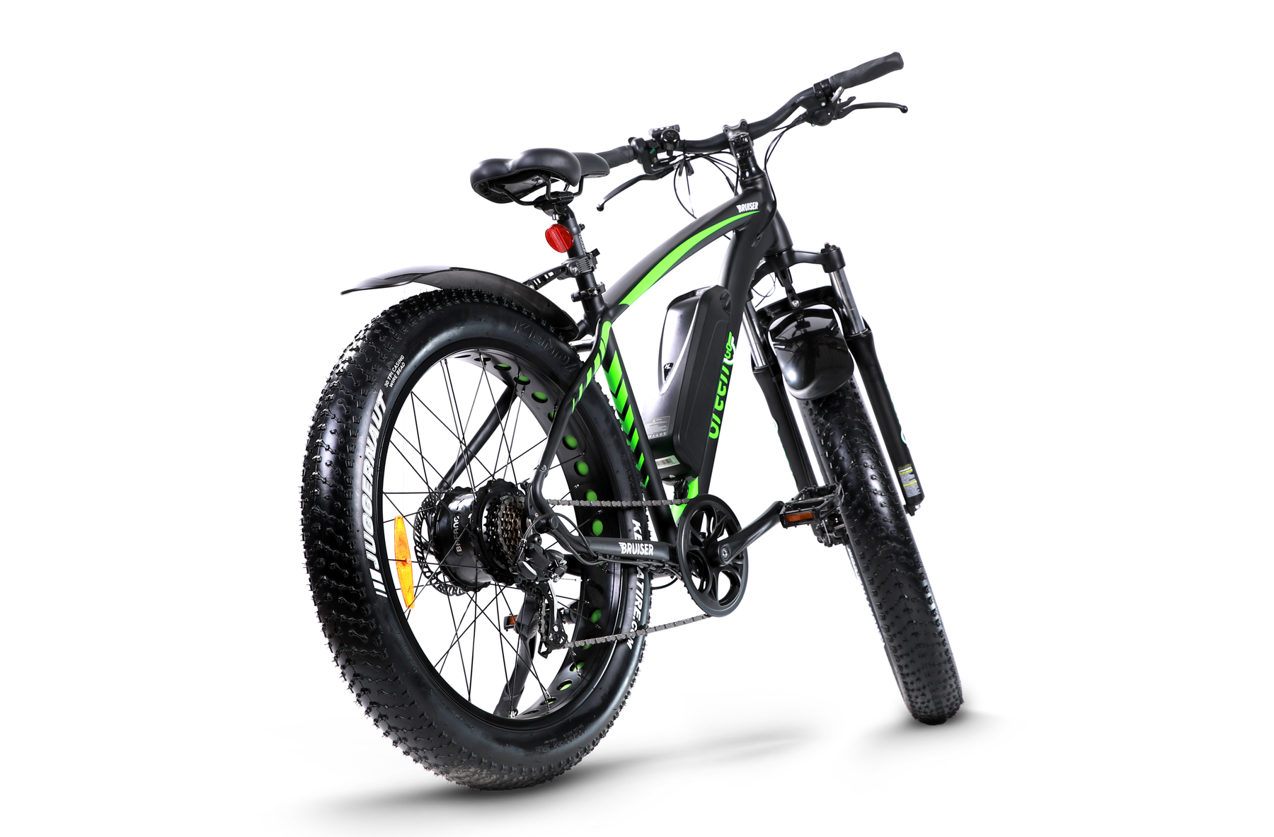 Електровелосипед GreenGo Bruiser Black Green