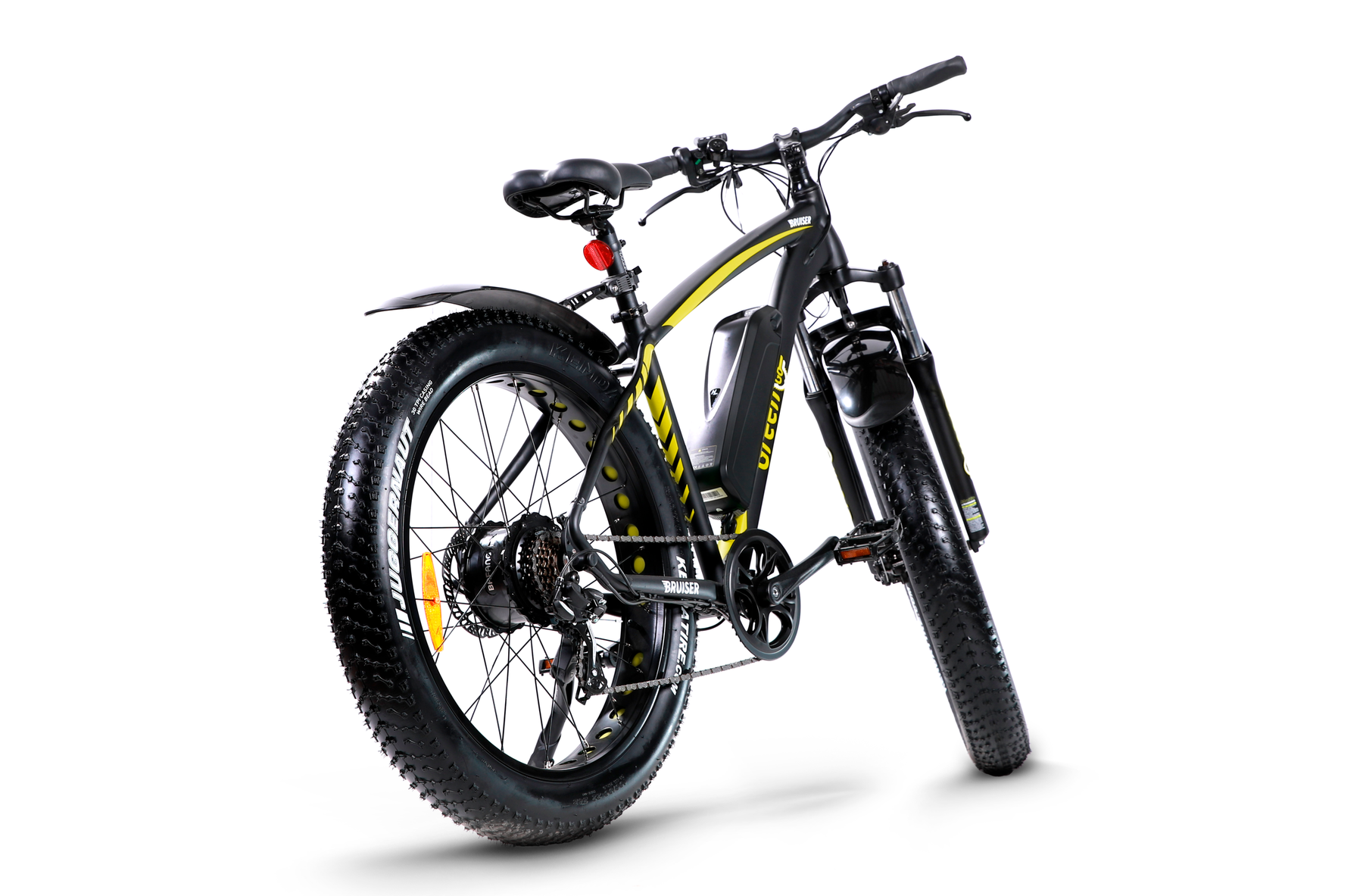 Електровелосипед GreenGo Bruiser Black Yellow